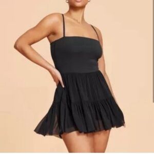 Blogilates Black Ballerina Skort Dress Size XS NEW